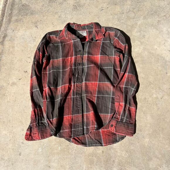 Filson Black and Red Mens flannel size M - Picture 1 of 3